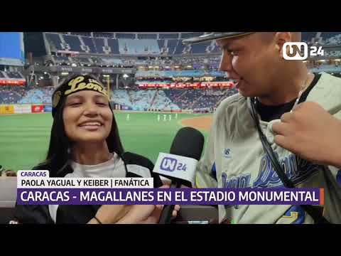 Así se vive un Caracas - Magallanes en el estadio Monumental de Caracas