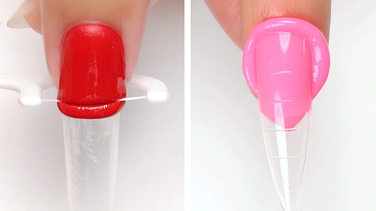 DIY Gel Nails For Girls 🤩 Satisfying Nail Art Design