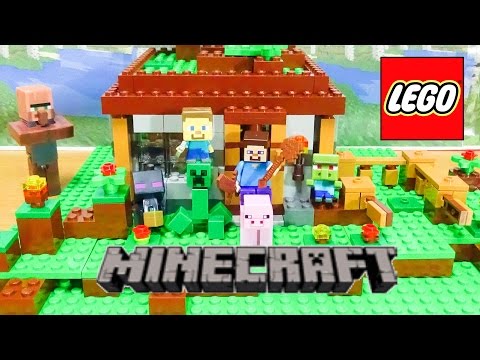 レゴ【マインクラフト】ストップモーションLEGO Minecraft stop motion episode１ 21115 mojang