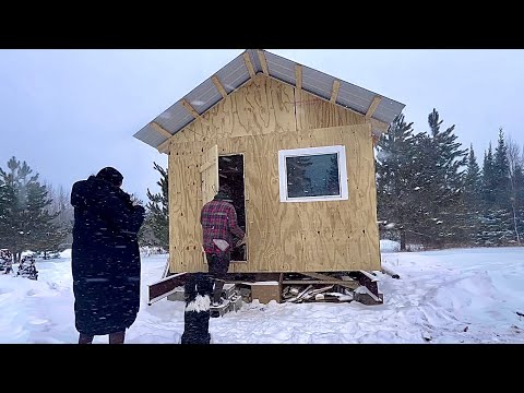 First Overnight At The Off Grid Cabin With My Family: Outfitting The Cabin