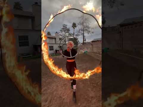 I so excited for my new fire toy! Can’t wait to explore with this more. #shorts #fireperformer