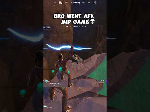 Bro was FULL AFK mid game ? #fortnite #shorts #fortniteclips #viral