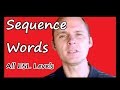 Sequence Words in Storytelling