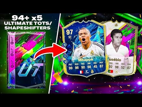 UNLIMITED 94+ x5 ULTIMATE TOTS/SHAPESHIFTER PACKS! 🚀 FC25 Ultimate Team