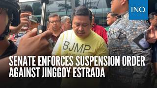 YouTube video thumbnail: Senate Enforces Suspension Order Against Jinggoy Estrada