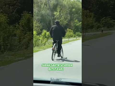 SEPEDA BUTUT KAKEK DIHANCURKAN, SEDIH ,KARENA DIGANTI LEBIH BAGUS, GA BISA PAKE NYA #shorts #sepeda