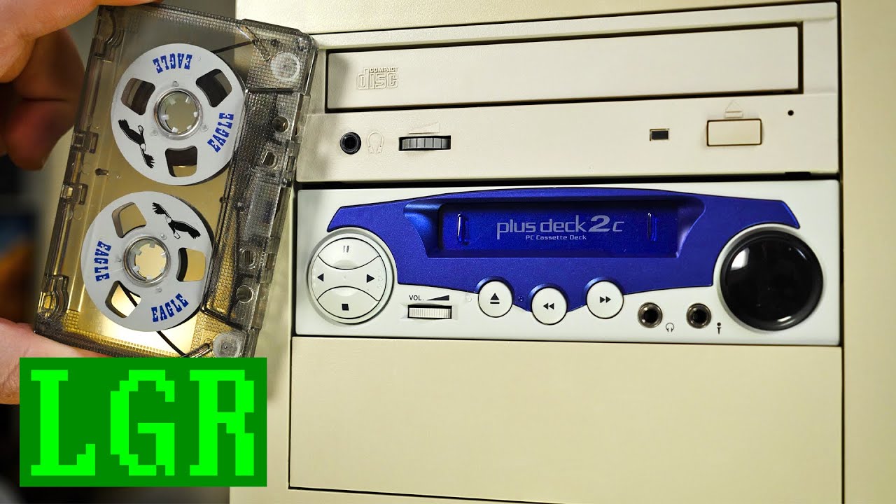 LGR Oddware: 5. 25 Cassette Tape Deck for PCs! Plusdeck 2c