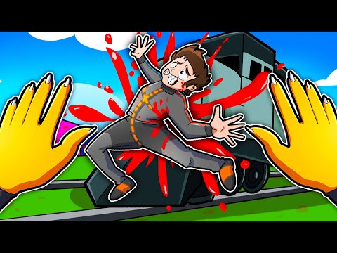 LANCIO PERSONE CONTRO UN TRENO IN VR E GLI ROVINO LA VITA! HO COSTRUITO UNA VASCA CON I RAZZI?!