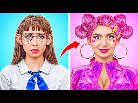 Transformação Extrema de Nerd para Miúda Popular Barbie vs Bratz | Desafios Engraçados por Multi DO