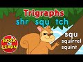 Identifying 'shr' and 'squ' Sounds