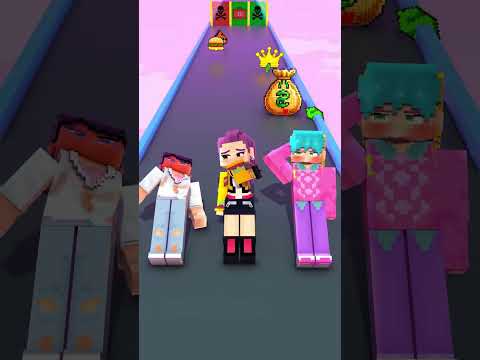 POV LOVE or MONEY Run Challenge - HELP RUMI to CHOOSE JINU vs BABY SAJA - KPOP DEMON HUNTERS