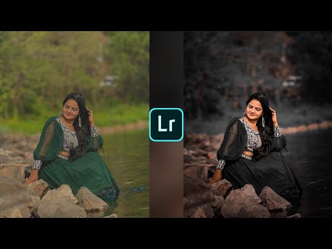 Lightroom dark abd brown colour effect photo editing || Lightroom background colour change