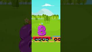 Number Train & Floor Is Lava #shorts #nurseryrhymes #kids #kidssongs #kid #child #lullaby #baby #fun