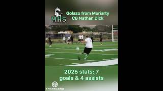 Golazo!!! Check out this goal from the left boot of Moriarty CB Nathan Dick