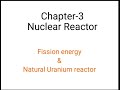 Nuclear Fission Concepts and Applications
