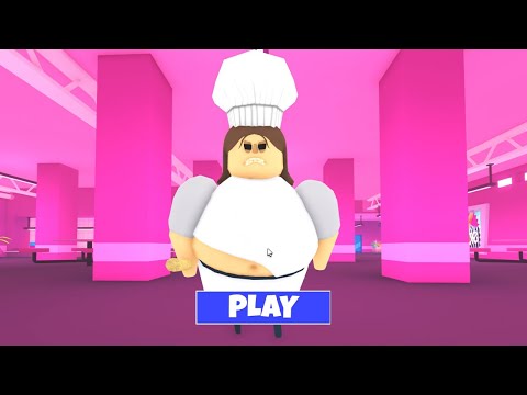 CHEF BARRY'S POLICE GIRL PRISON RUN! SCARY OBBY FULL GAME ALL JUMPSCARES #roblox #obby