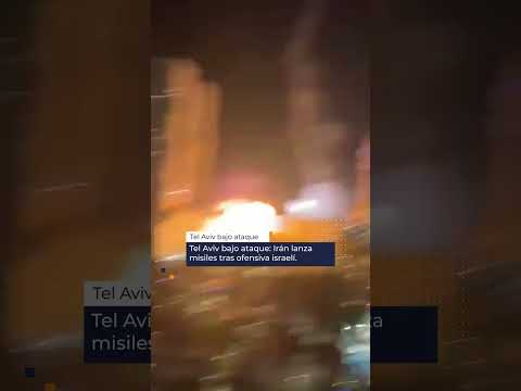 🇮🇷🔥🇮🇱 Promesa cumplida con fuego | Irán bombardea Israel en represalia militar