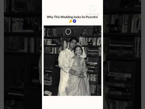 So Adorable and Peaceful Wedding ๐งฟโจ #aditiraohydari #aesthetics #simple #wedding #shorts #viral
