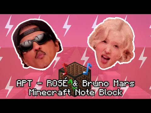 APT - ROSÉ & Bruno Mars / Minecraft Note Block