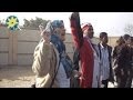 A Woman Shouting Against Terrorism Outside The Police Academy