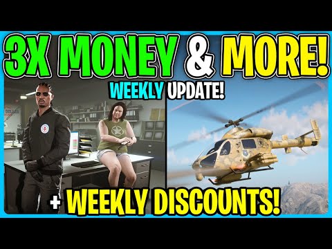 GTA Online WEEKLY UPDATE 3X Money & More!