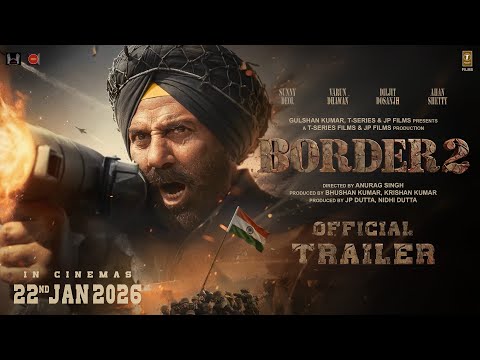 BORDER 2 Official Trailer | Sunny Deol, Varun Dhawan, Diljit Dosanjh | Republic Day 2026