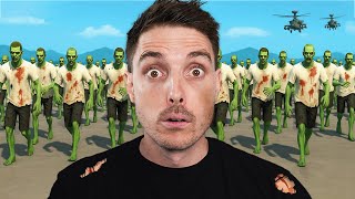 100 Zombies vs 10 Players in GTA