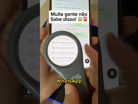 Como ver as mensagens apagadas do WhatsApp sem instalar nada #dicas #whatsapp #celular