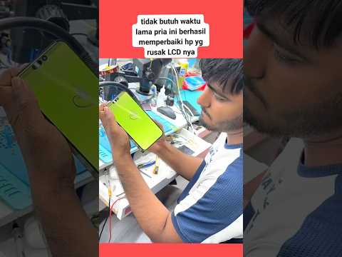 tidak butuh waktu lama pria ini berhasil perbaiki hp rusak #shorts #automobile #amazing