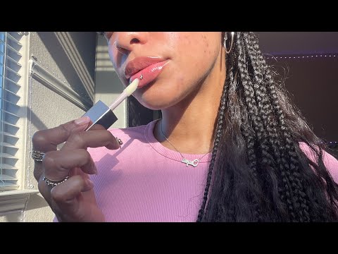 ASMR | UPCLOSE Besos, Lipgloss + Chitchat ❣️(RING SOUNDS) 😘