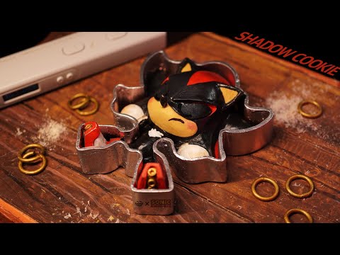 쿠키커터에 빠진 섀도우 쿠키 만들기. 수퍼소닉3 주인공은 나다! [소닉 Sonic3]