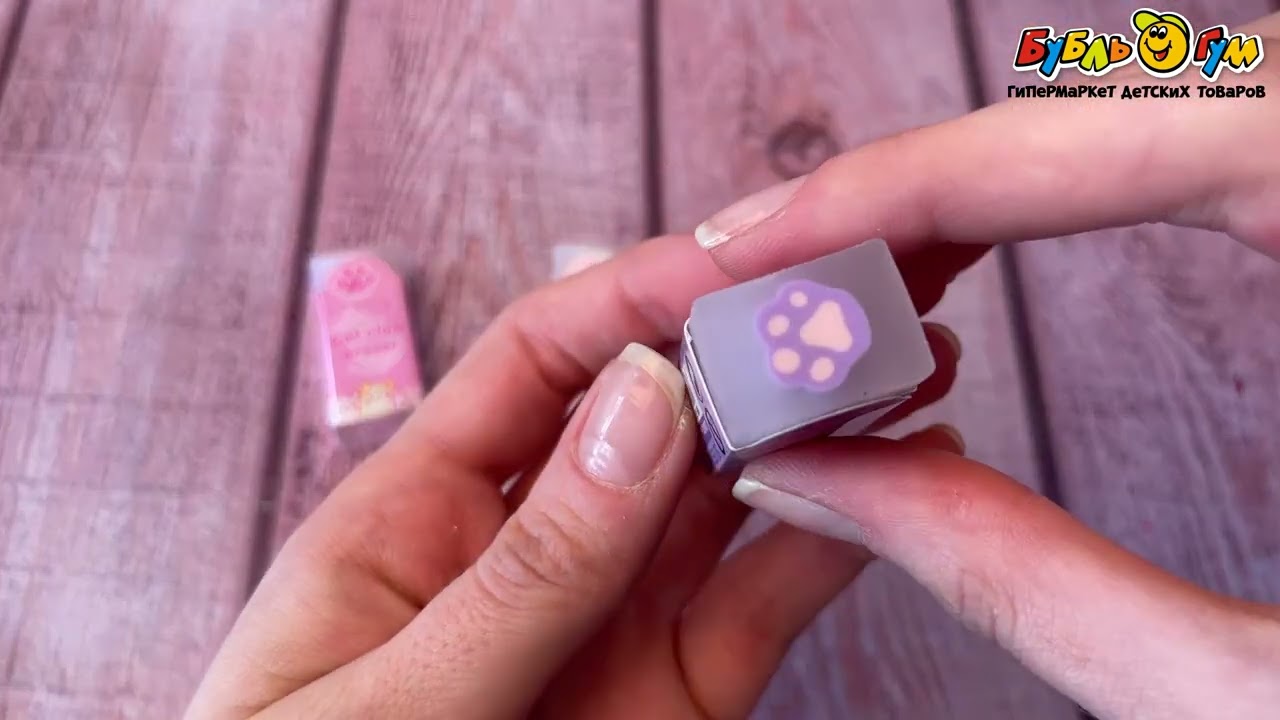 Ластик JUNGER Лапки в ассортименте - видео