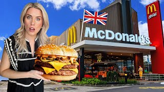 Trying UK McDonald's NEW MENU Was A Shock!