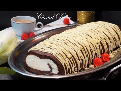 TRONCO NAVIDEÑO SIN HORNO SIN LECHE Y SIN HUEVOS RECETA FACIL