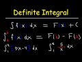 Definite Integrals and Their Evaluation
