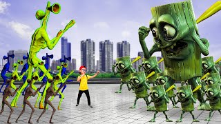 TEAM SIREN HEAD vs TEAM TUNG TUNG TUNG SAHUR ZOMBIE - Italian Brainrot in real life