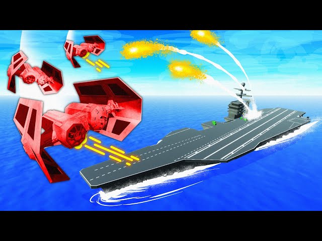 Endless Empire Siege vs Impossible Aircraft Carrier Battle! | Ravenfield Battle Simulator