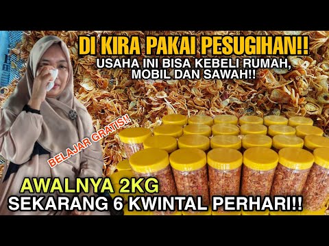 IBU HEBAT!! Mantan Pembantu JADI BOS  PRODUKSI 6 KWINTAL PERHARI, OMSET RATUSAN JUTA/ BULAN | BISNIS