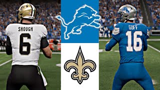 Week 1 New Orleans Saints Vs Detroit Lions 9/13/26 Game ( Madden 27 Simulation ) 