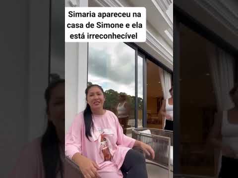 simaria aparece na casa da simone !! com corpo diferente por causa da gravidez!!