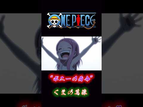 ONEPIECE “ボニーの寿命” くまの葛藤 #onepiece #くま #ボニー