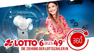 Die Ziehung der Lottozahlen vom 13.08.2025 in 360 Grad