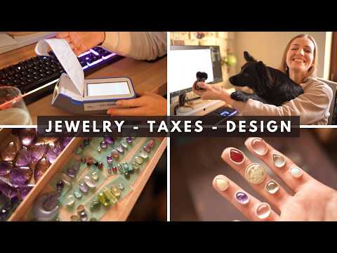 How I Do Taxes as a Self-Employed Jeweler + Monet Inspired Jewelry Collection