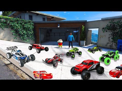 Franklin Gifting EVERY NEW RC TOY CAR & Kawasaki Ninja H2R To Shinchan in GTA 5