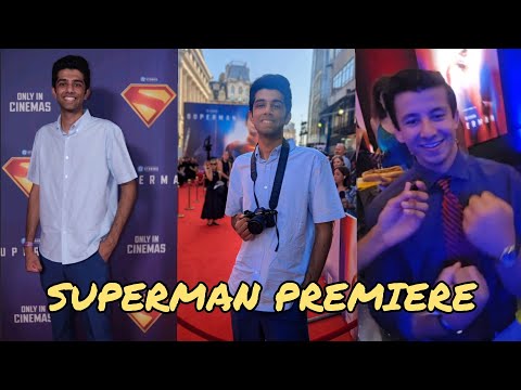 SUPERMAN PREMIERE FAN EVENT UK! Part 1!