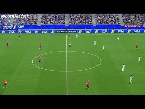 eFootbal 2021 Norway vs France. Video Game Simulation - Full Match