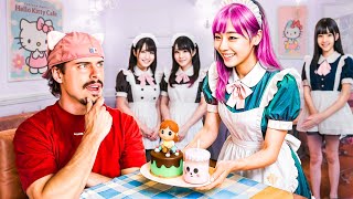 FUI AO MAID CAFE MAIS ESTRANHO DO JAPÃO...