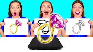 Кто Лучше Нарисует Предмет, Получит Его | Смешные Челленджи от DaRaDa Challenge