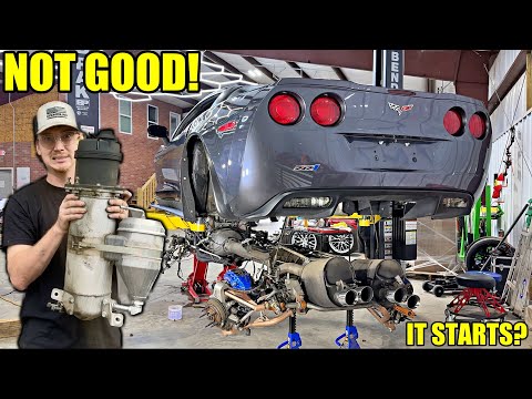 Our Wrecked Corvette ZR1 Is Beyond Repair!!!