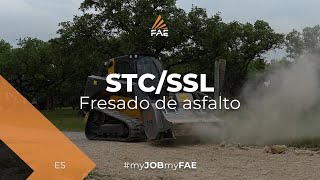 Video - FAE STC/SSL - La trituradora de piedra FAE con una mini cargadora John Deere 333G
